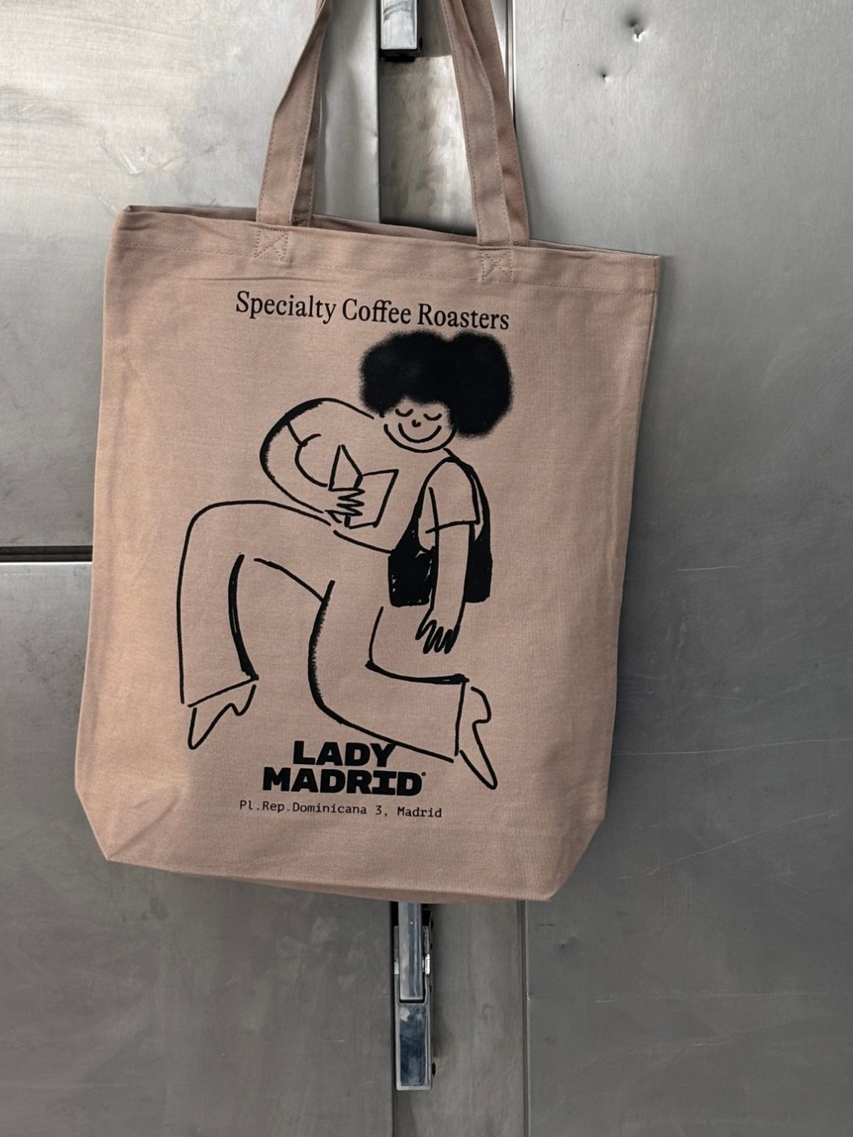 Tote bag Lady Madrid crema