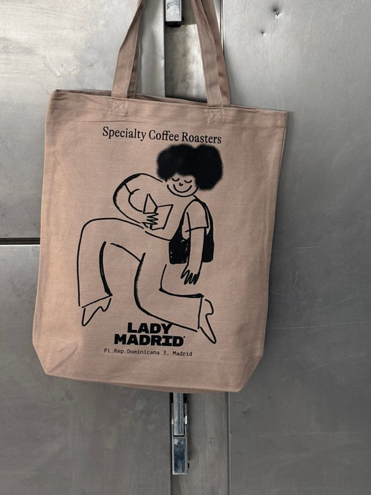 Tote bag Lady Madrid crema
